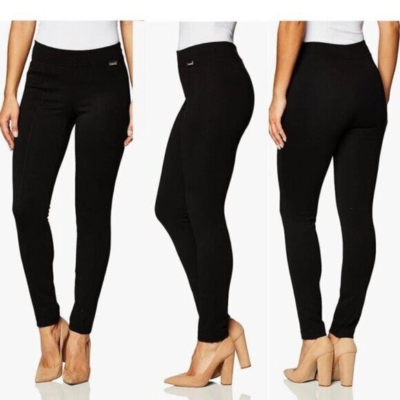 Calvin Klein Black Pants Compression Pull-On Dress Pants Size small - Picture 1 of 11